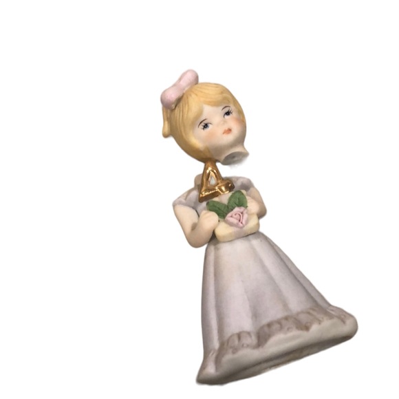 Precious Moments Other - Precious Moments Birthday age 4 blonde broken